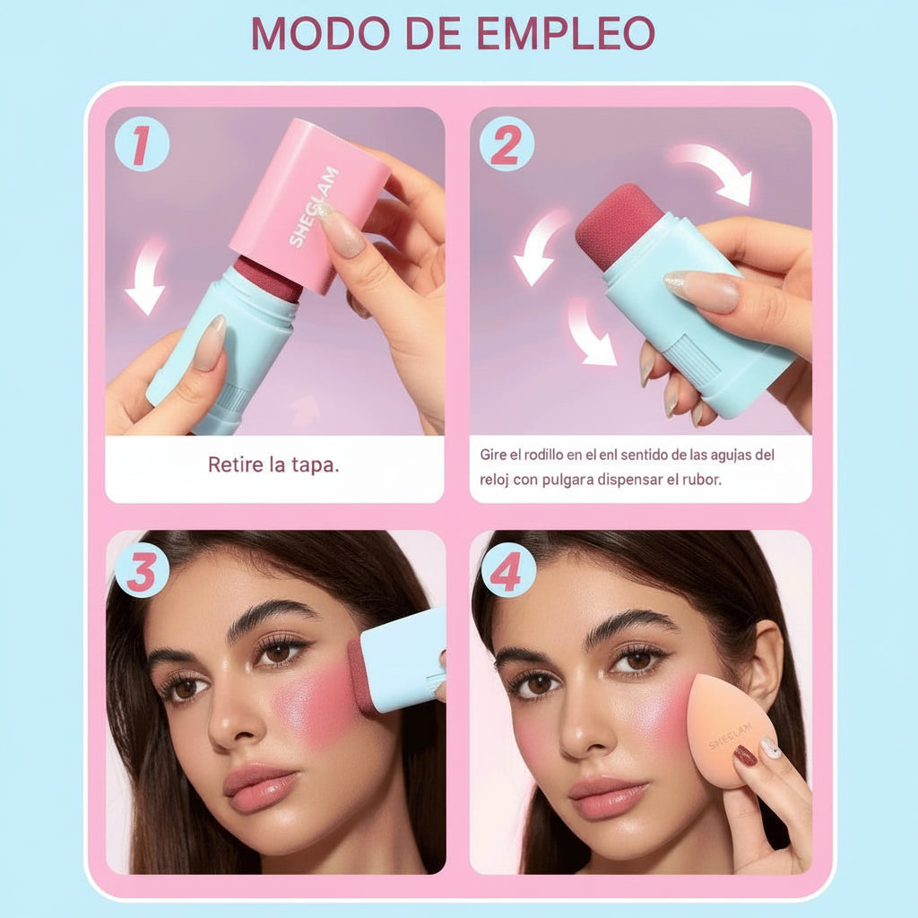 SHEGLAM Glass Glow Stunner aceites uva jojoba cáñamo