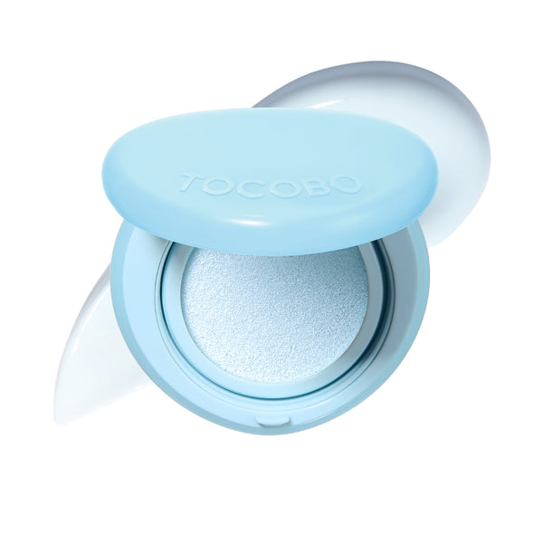 TOCOBO Blur Finish Sun Cushion 01 Cotton Blue SPF50+ packaging principal