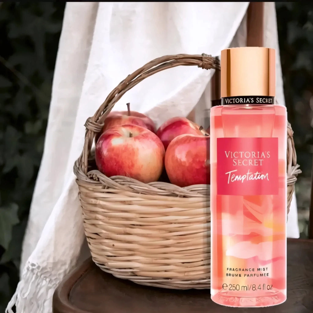Body mist Temptation Victoria's Secret notas frutales florales